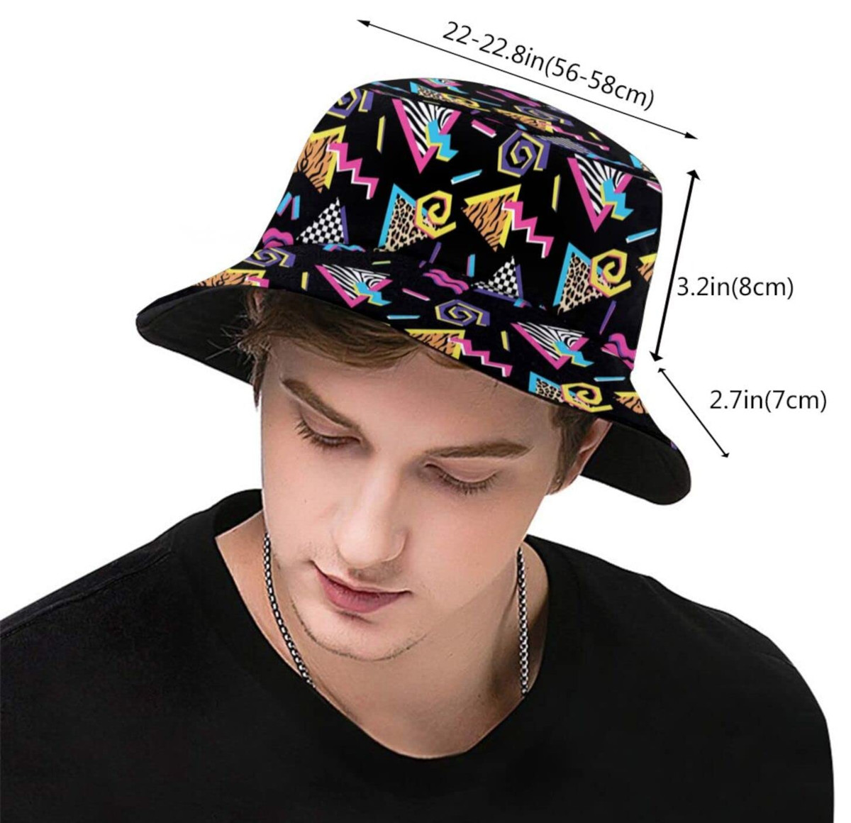 custom all over printed bucket hat no minimum