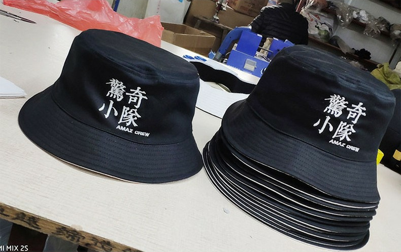 custom bucket hat embroidery print picture logo no minimum fisherman