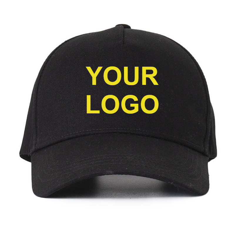 custom baseball cap printed with your logo no minimum