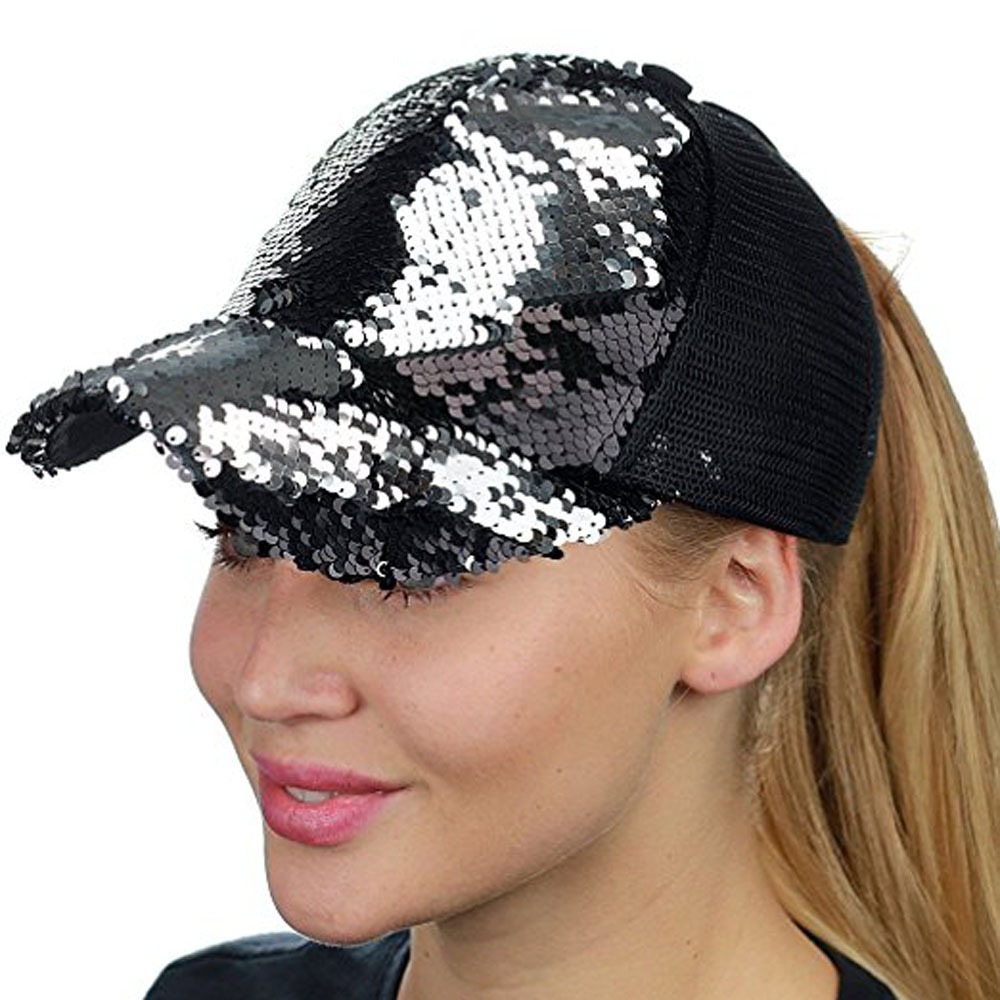 wholesale sequin baseball cap, custom made hat