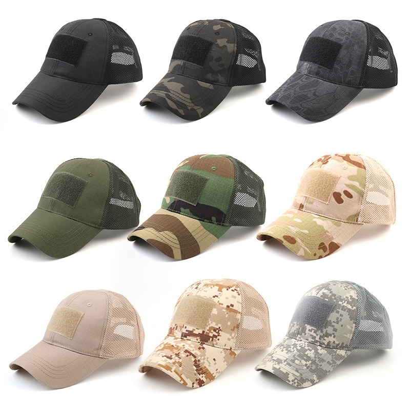 mesh tactical baseball cap wholesale patch hats