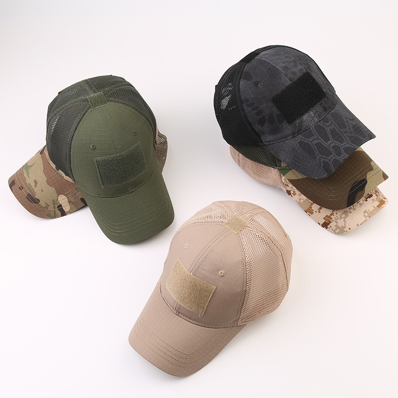 mesh tactical baseball cap wholesale patch hats