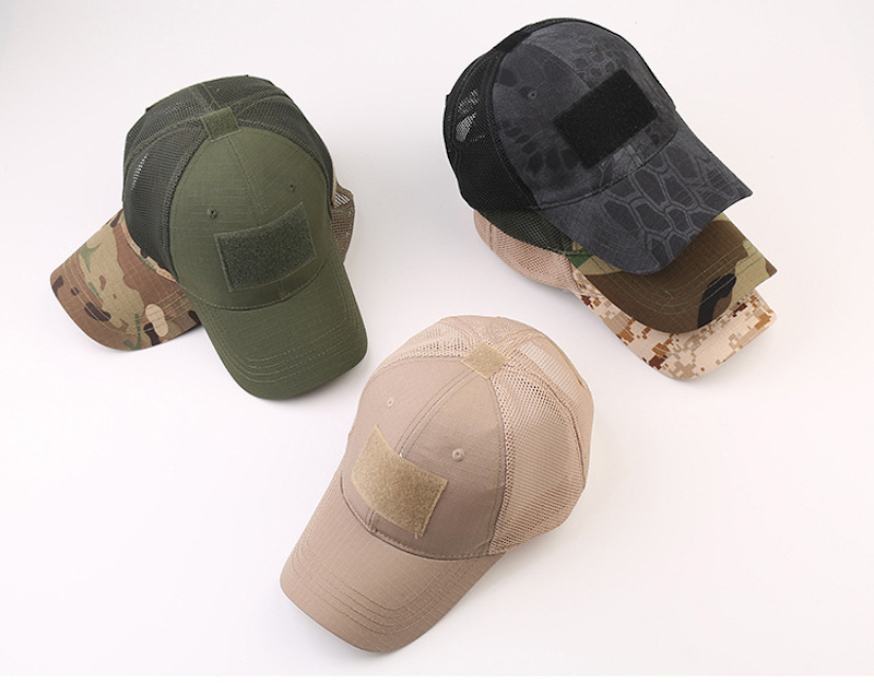 mesh tactical baseball cap wholesale patch hats