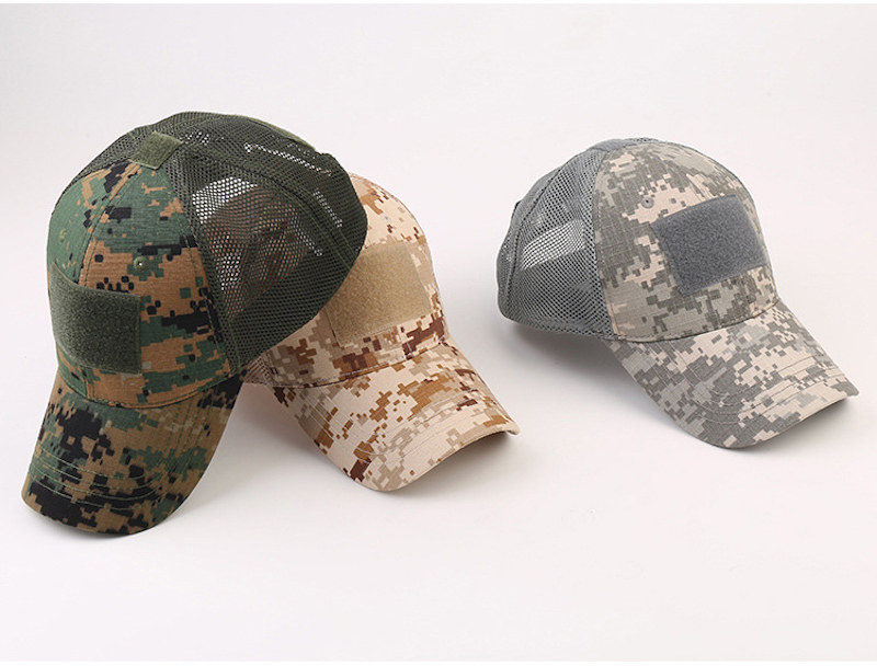 mesh tactical baseball cap wholesale patch hats