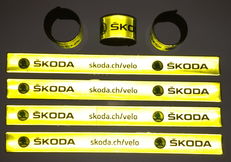 reflective snap bands