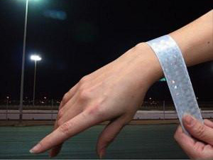 reflective slap wristbands