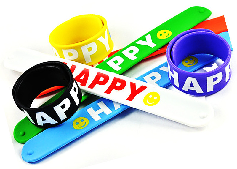 silicone slap bracelets