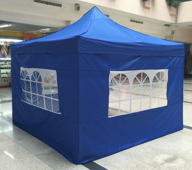 Custom pop up tent with 3 side walls