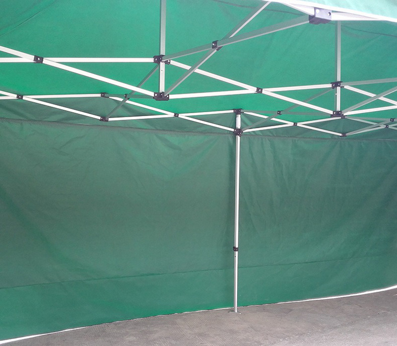 Printed instant canopy tent with walls