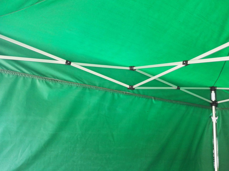 Printed instant canopy tent with walls