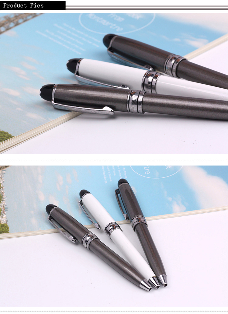 Stylus metal ballpoint pen