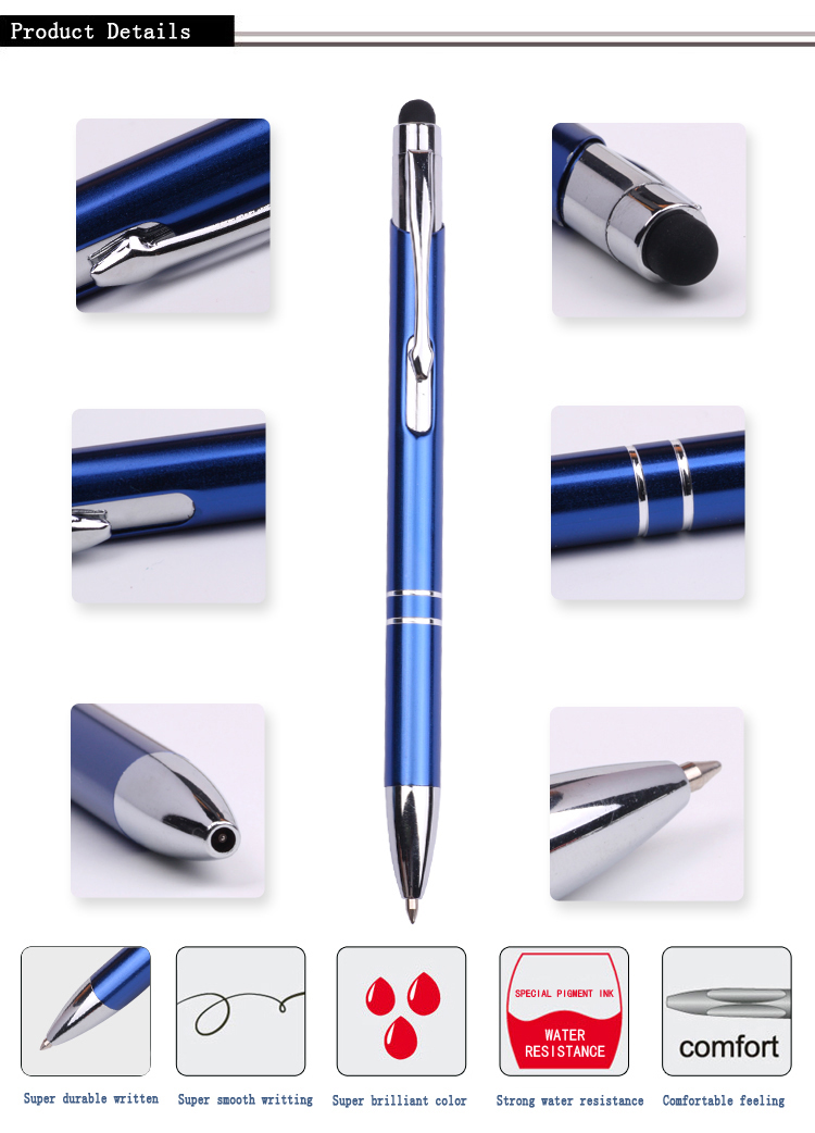 Stylus metal ballpoint pen