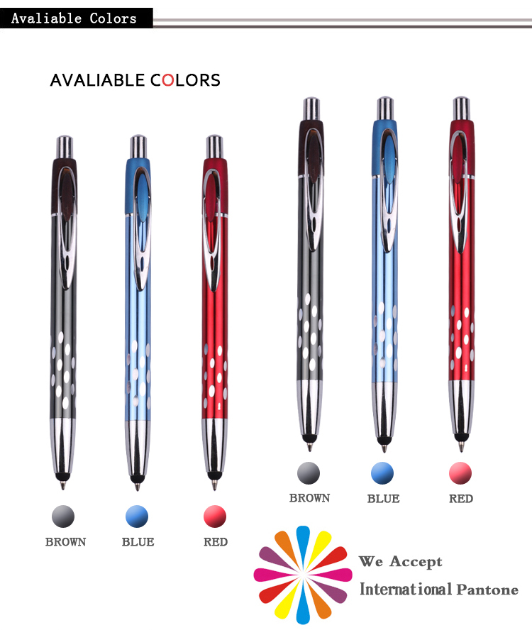 Stylus metal ballpoint pen