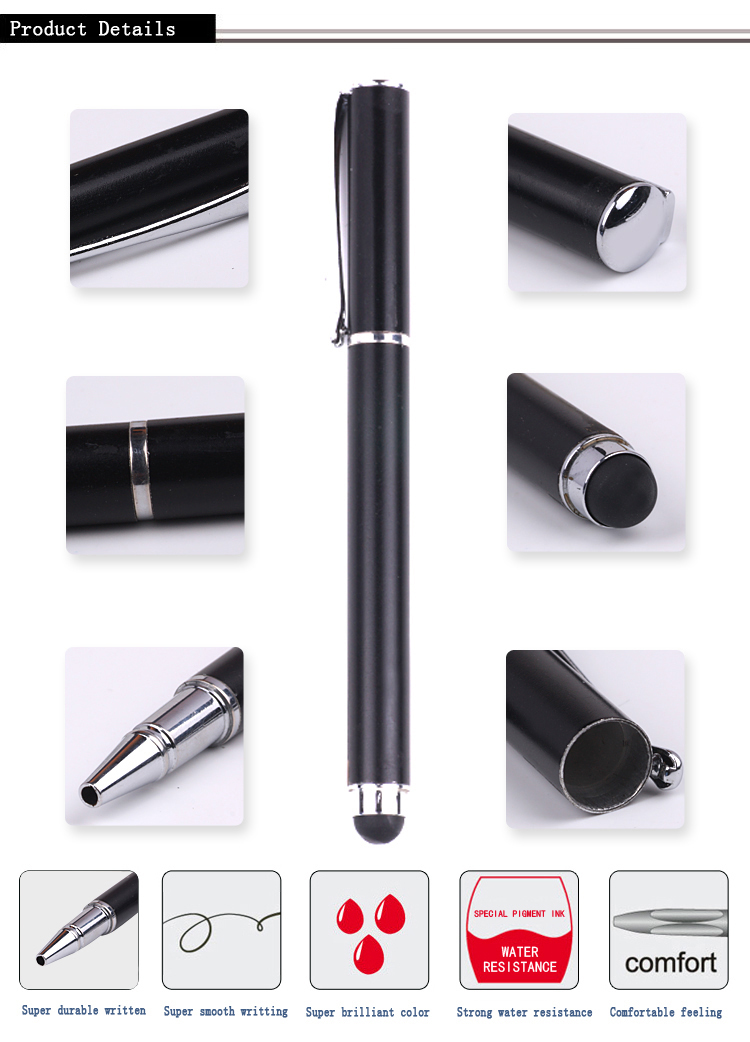 Stylus metal ballpoint pen