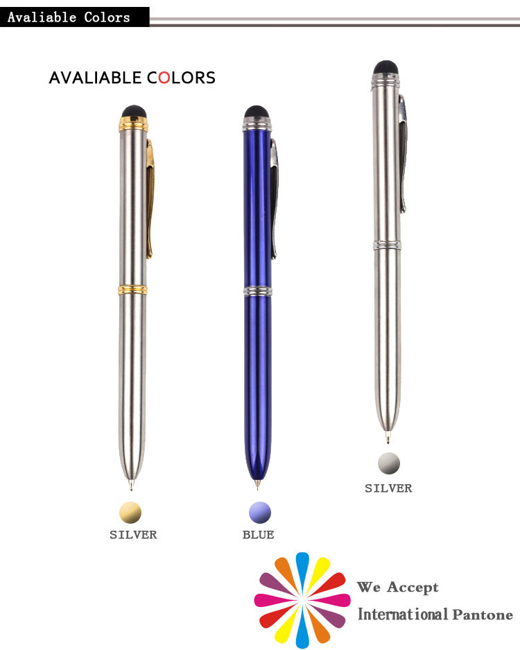 Stylus metal ballpoint pen