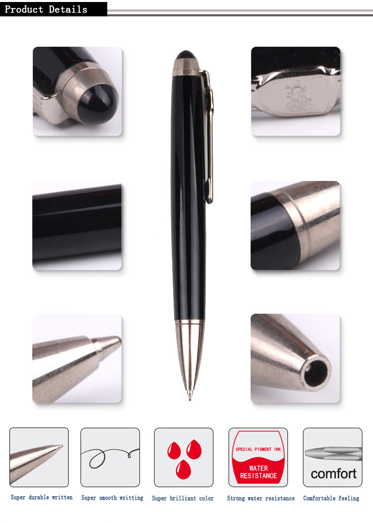 Stylus metal ballpoint pen