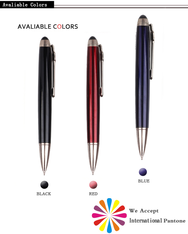 Stylus metal ballpoint pen