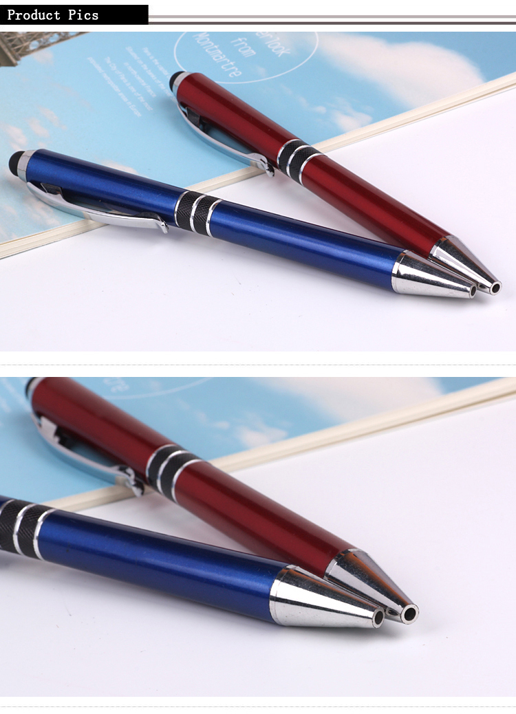 Stylus metal ballpoint pen