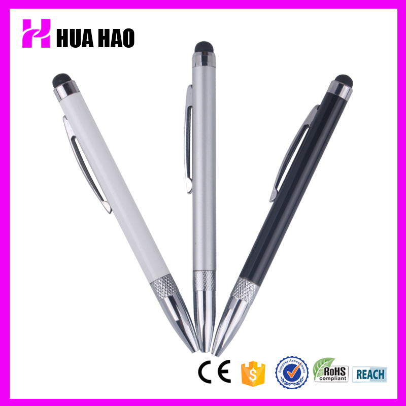 Metal Ballpoint Pen with Stylus Tip