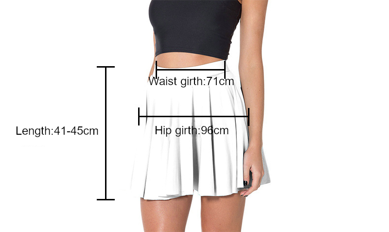 custom high waisted pleated mini skirt all-over printing no minimum short skater skirts