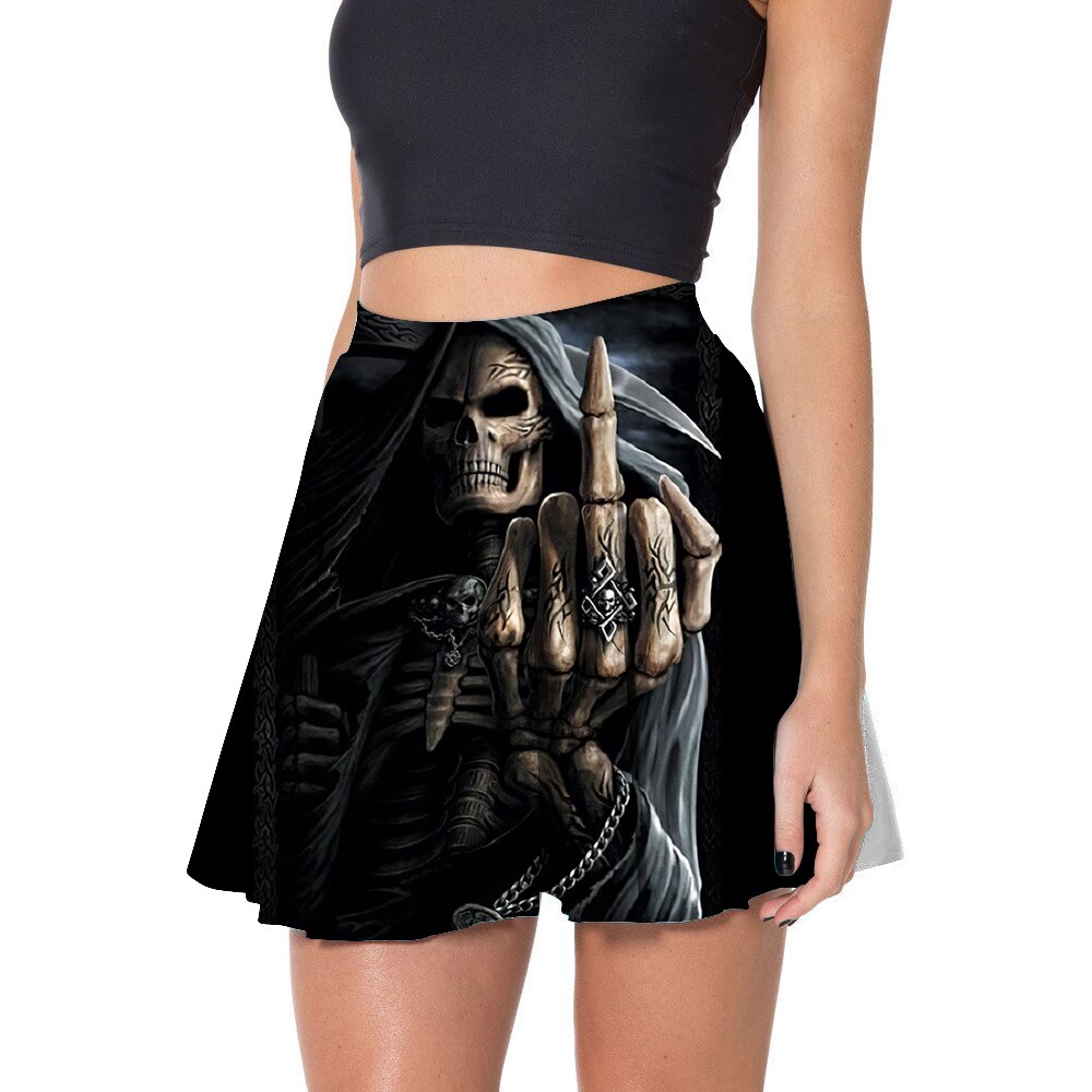 custom high waisted pleated mini skirt all-over printing no minimum short skater skirts