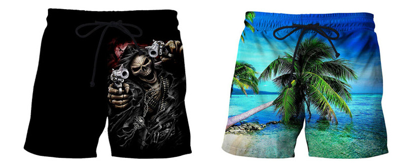 custom men's beach board shorts personalised printing design your own swim trunks