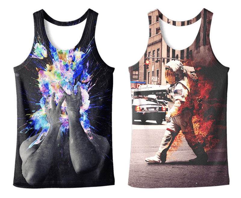 custom mens tank top all-over printing no minimum personalized jersey running