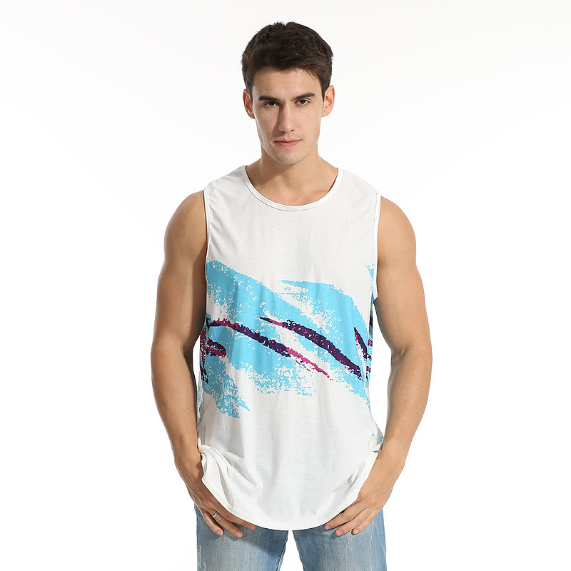 custom mens tank top all-over printing no minimum personalized jersey running