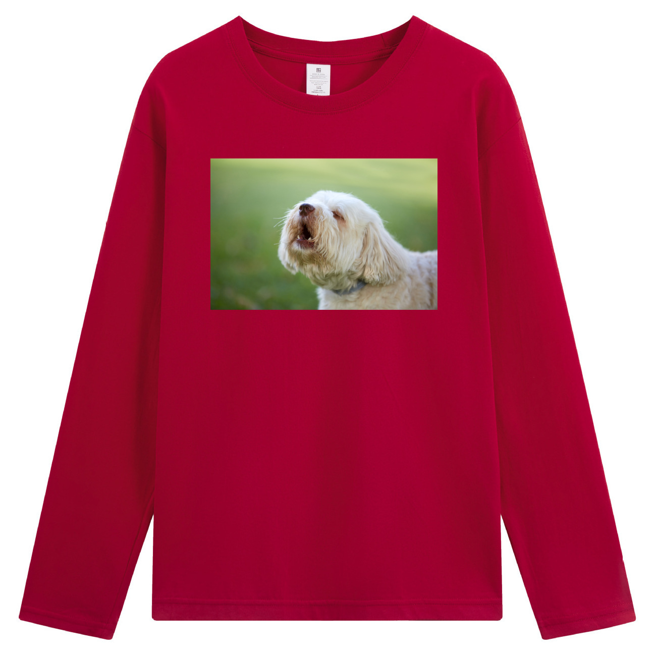 pure 100% combed cotton custom t-shirt printing no minimum design your own personalized long sleeve