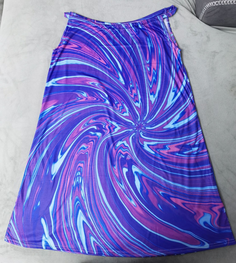 custom beach dress all-over printing no minimum sling sleeveless summer women