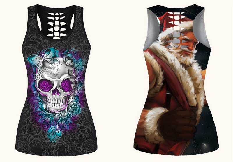 custom tank top all-over printing no minimum design your own personalized women cheap