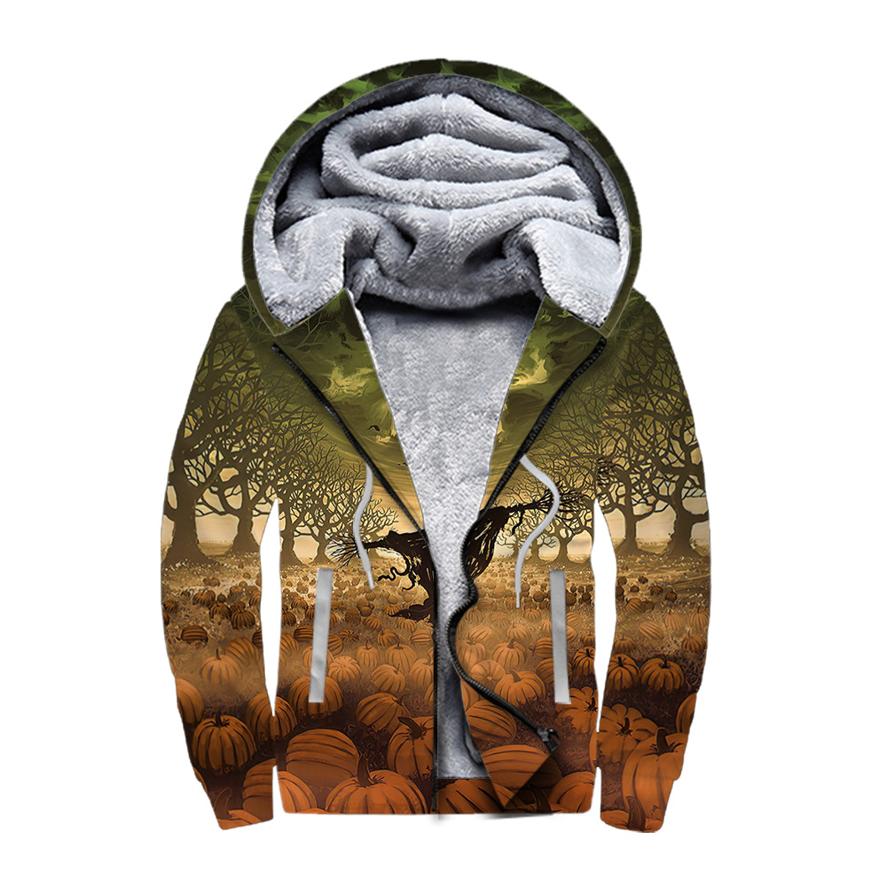 custom all-over winter hoodie thick fleece lined sweatshirt warm hooded jacket personalized printing no minimum