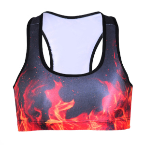 custom all over printed yoga sports bra no minimum