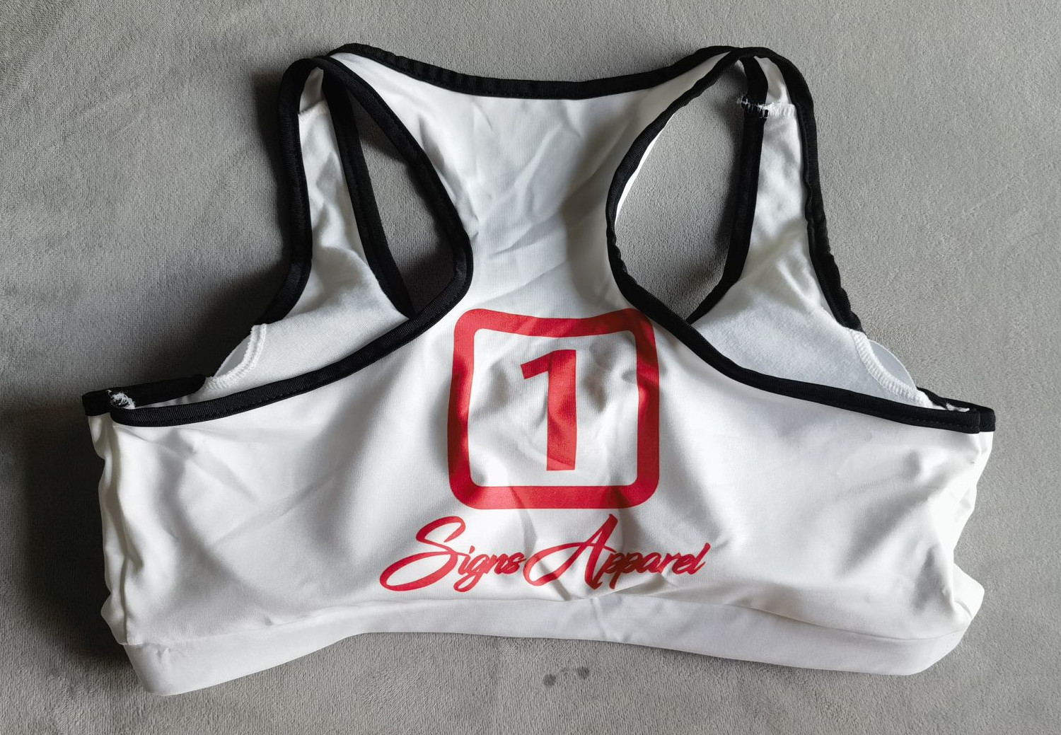 custom sports bra workout yoga wireless all-over printing no minimum