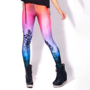 custom all over printed ankle length leggings no minimum