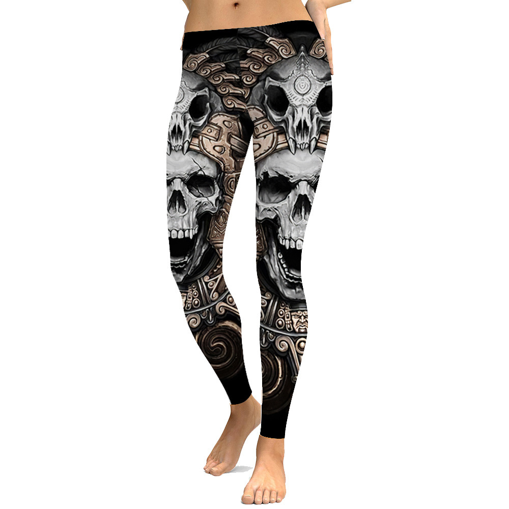 custom ankle length 7/8 leggings all-over printing no minimum design your own personalized yoga pants