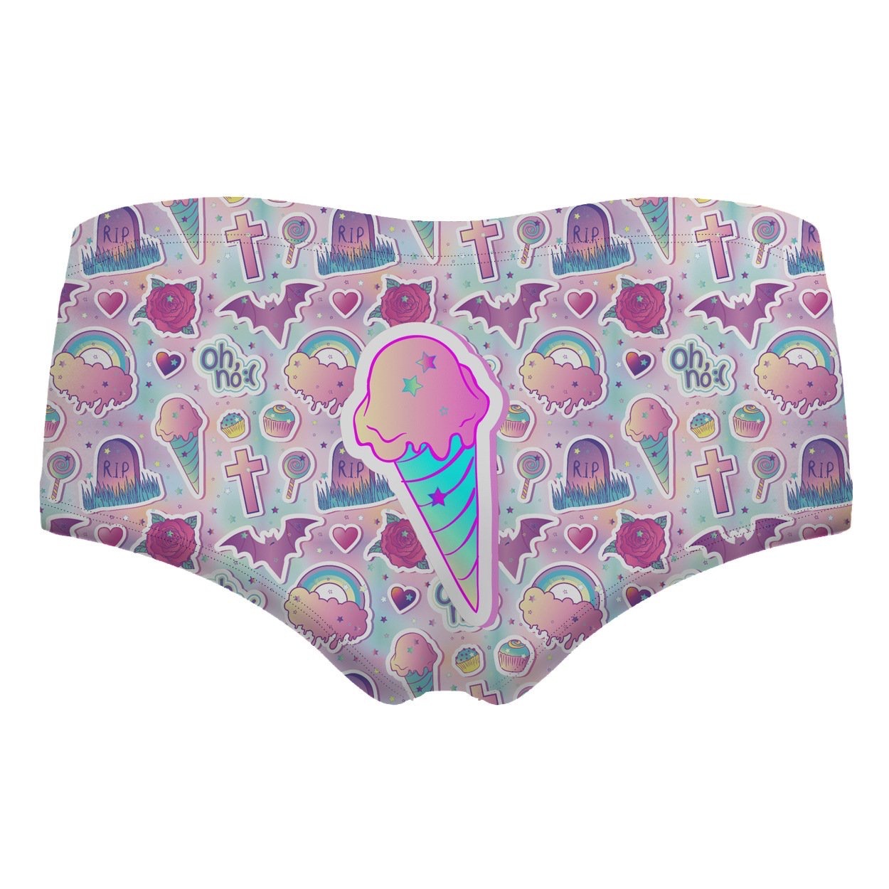 custom print womens girl lady briefs panties knickers underwear face personalized logo