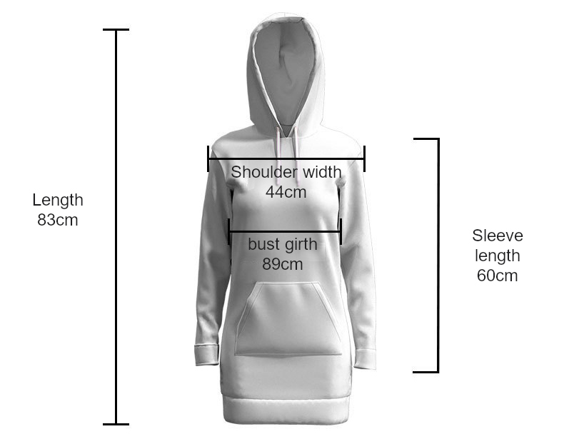 custom women's long hoodies all-over printing no minimum premium high-quality her pullover photo picture personalized