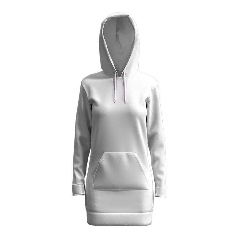 custom women's long hoodies all-over printing no minimum premium high-quality her pullover photo picture personalized