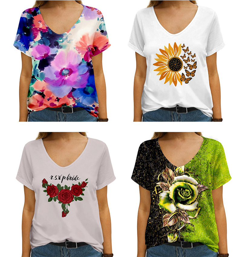 custom women's t-shirt printing design online no minimum cheap high quality lady girl