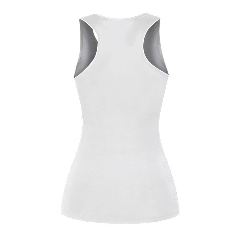 custom workout tank top all-over printing no minimum design your own personalized women white uniform