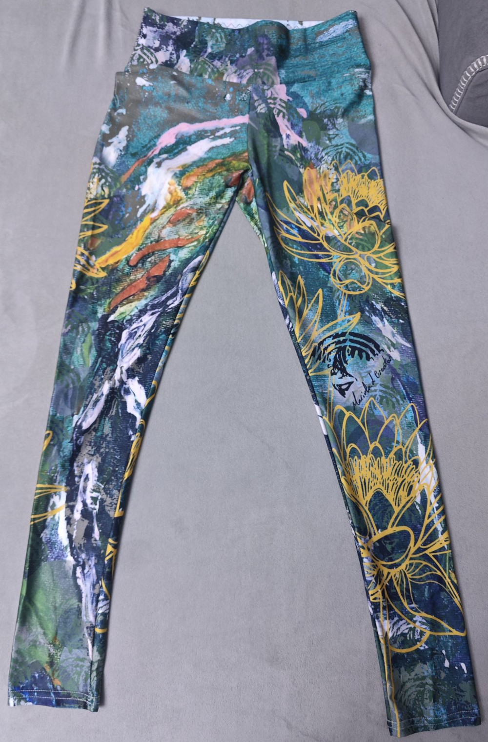 custom high waist leggings all-over printing no minimum design your own personalized photo tight yoga pants