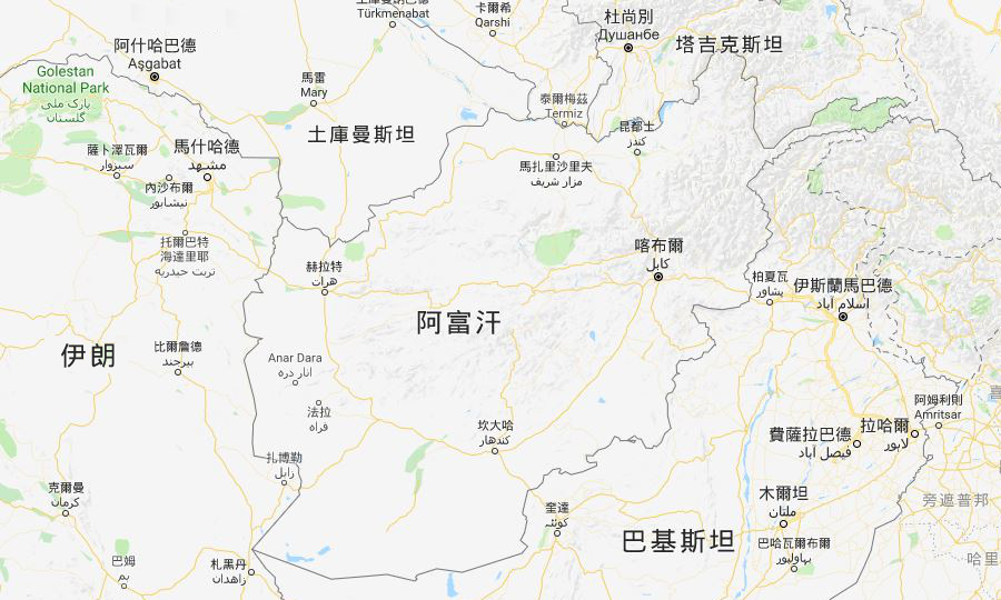 阿富汗地图,中国浙江义乌货运到阿富汗,铁路运输 阿富汗地图,中国浙江义乌货运到阿富汗,铁路运输