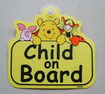 custom baby on board sign, car window sign wholesale