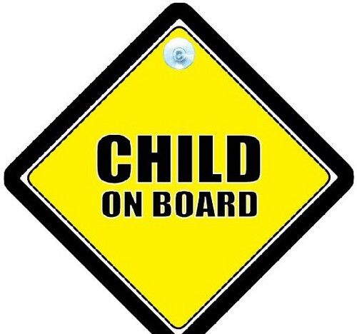 custom baby on board sign, car window sign wholesale