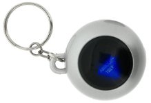 custom promotioanl magic 8 ball keychain