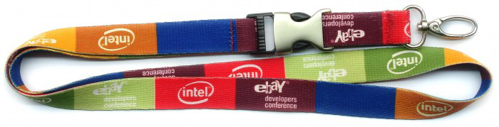 custom printed multi-color lanyards