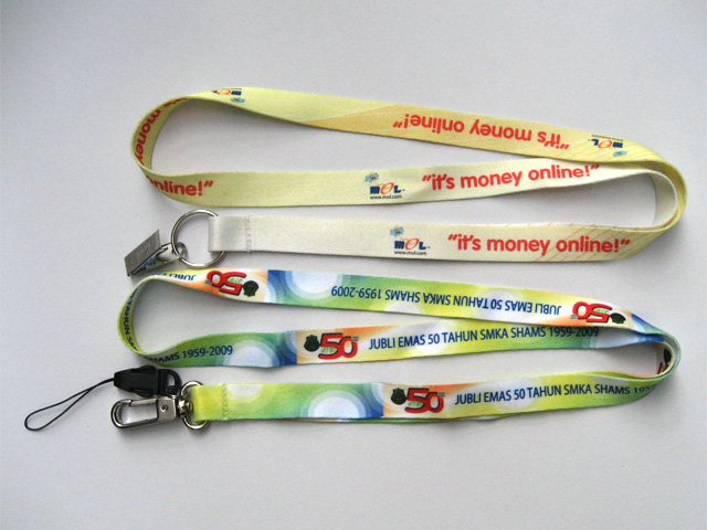 custom printed lanyard