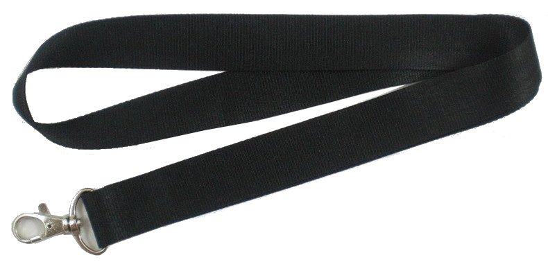 cheap black plain lanyard wholesale