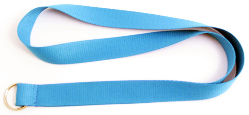 cyan plain lanyard wholesale